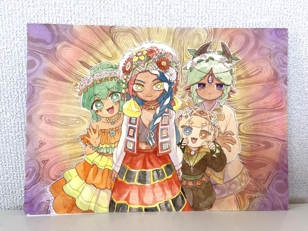 B4サイズアナログ原画