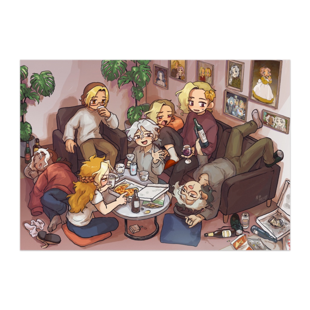 【ポスター】酒たちの家吞み