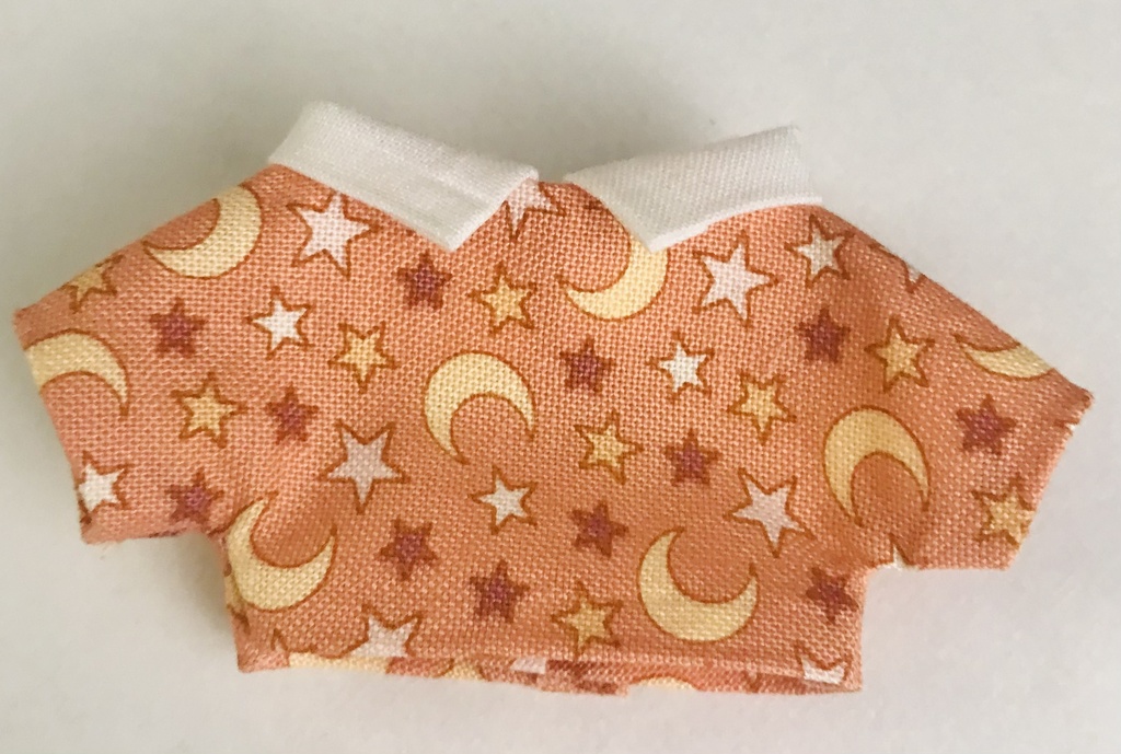 10cmぬい用HALLOWEENシャツ(星柄)
