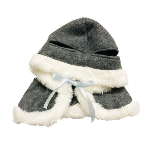 テディベア用ふわもこポンチョ