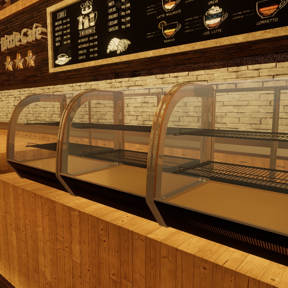 【VRChatワールドデータ販売】MyLittleRoom(202303) 街はずれの小さなストリートカフェ