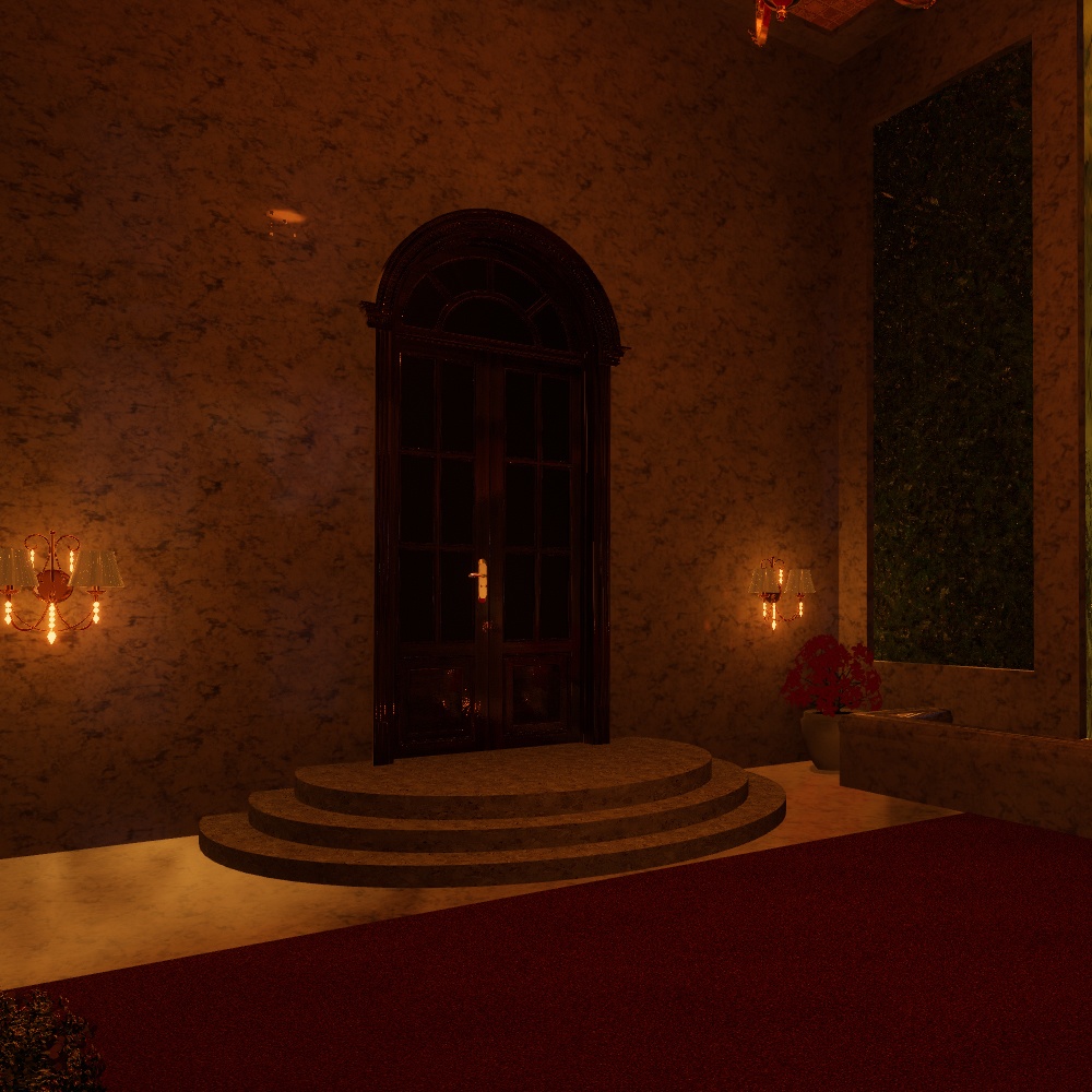 【VRChatワールドデータ販売】MyLittleRoom(202304) 荘厳に煌めく金の洋館