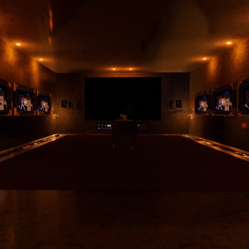 【VRChatワールドデータ販売】MyLittleRoom(202304) 荘厳に煌めく金の洋館