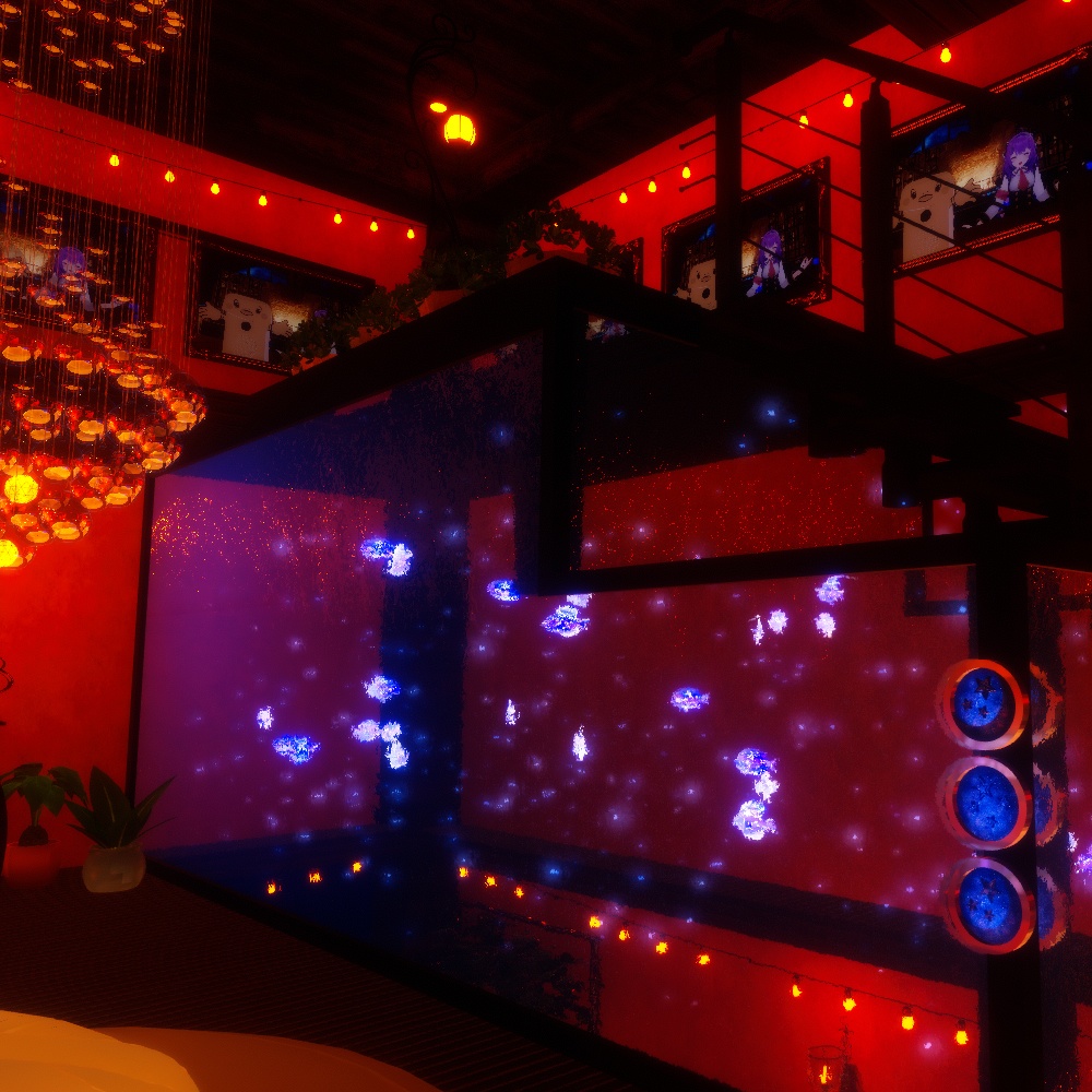 【VRChatワールドデータ販売】MyLittleRoom(202305) 雨天のシークレットロフト