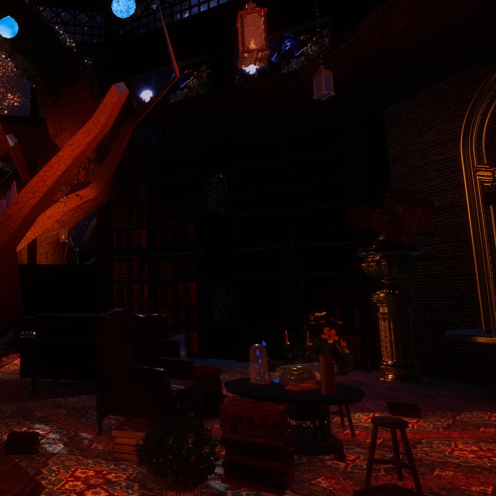 【VRChatワールドデータ販売】MyLittleRoom(202309) 世界樹を望む寝室