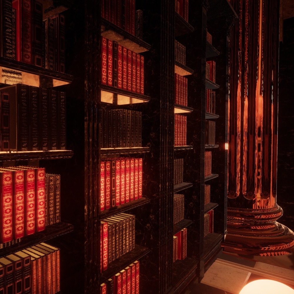 【VRChatワールドデータ販売】MyLittleRoom(202310) 魔法使いの書斎