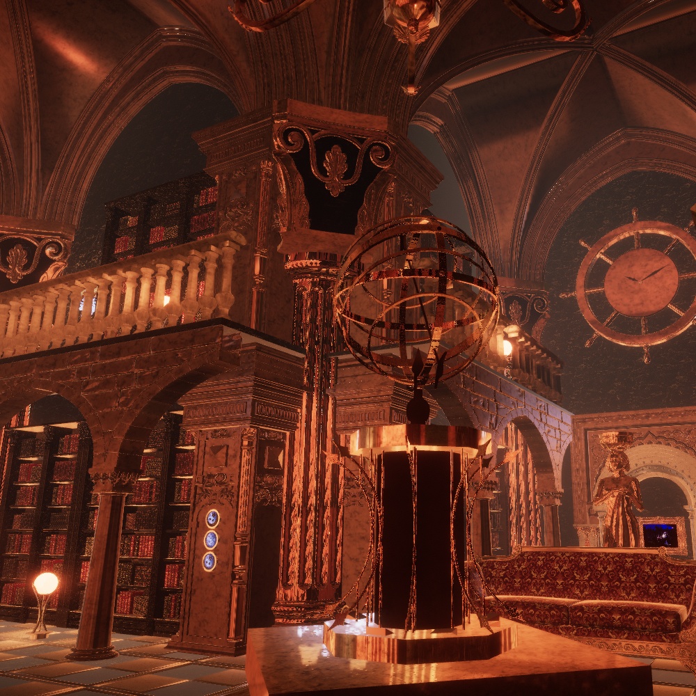 【VRChatワールドデータ販売】MyLittleRoom(202310) 魔法使いの書斎