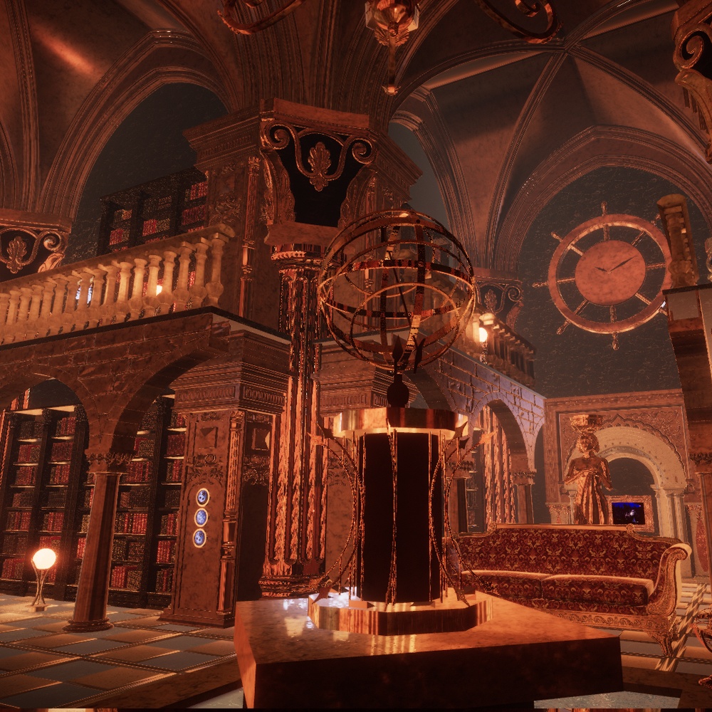 【VRChatワールドデータ販売】MyLittleRoom(202310) 魔法使いの書斎