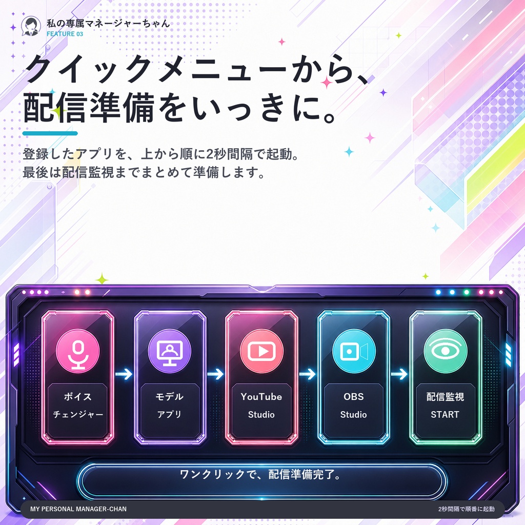 私の専属マネージャーちゃん - Youtube配信監視、コメント取得・リスナー管理、デスクトップ常駐キャラクター