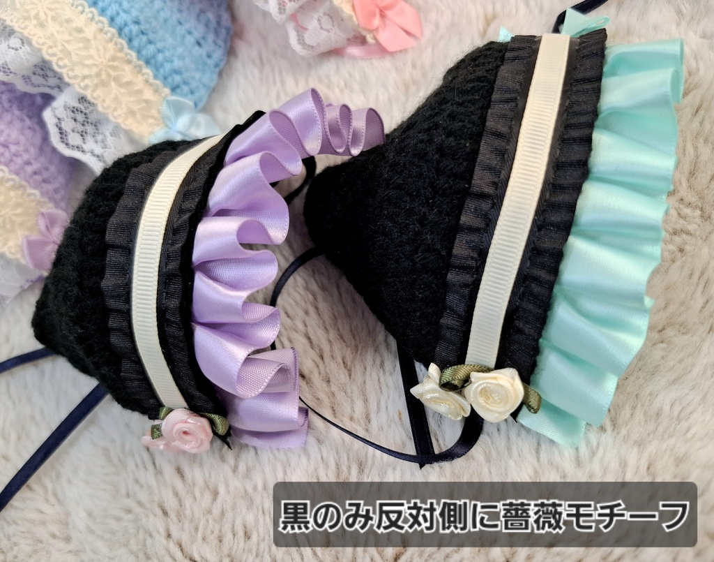 【ぬい用】バブーシュカ風帽子