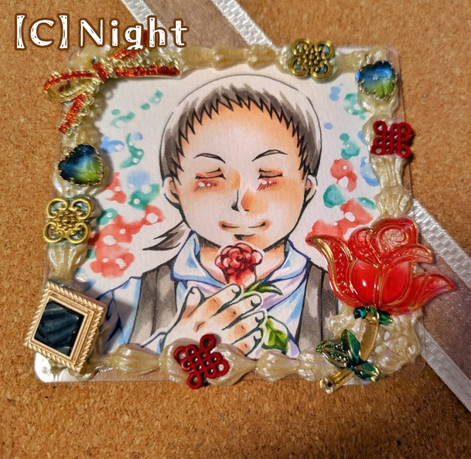 【デコ色紙】張五飛