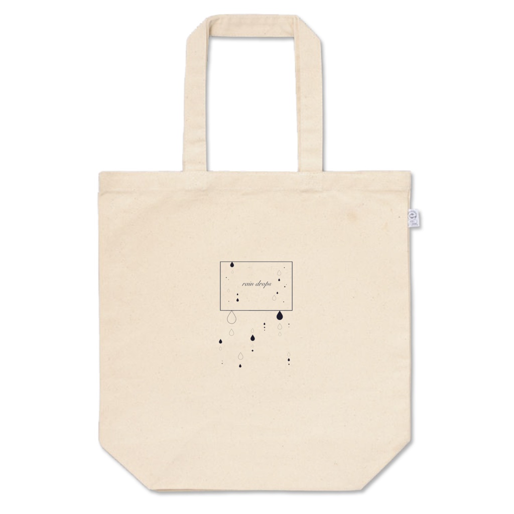 トートバック Mサイズ rain drops