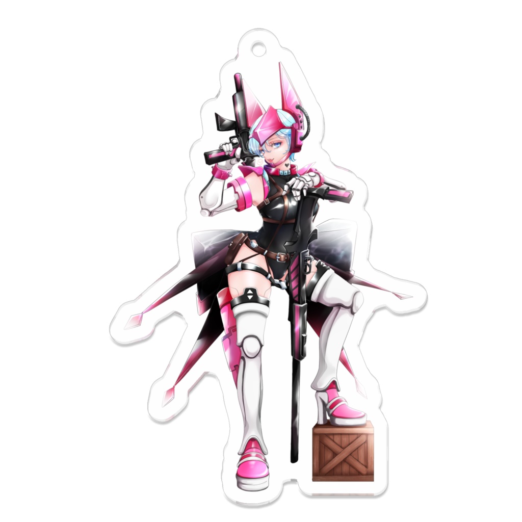 藍上ういバニーガールver.アクリルキーホルダー