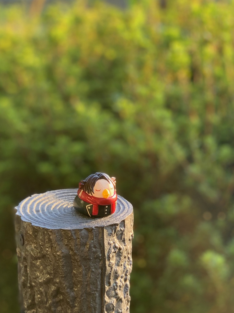 【塗装済完成品】アマビエマスコット 〜加州清光〜