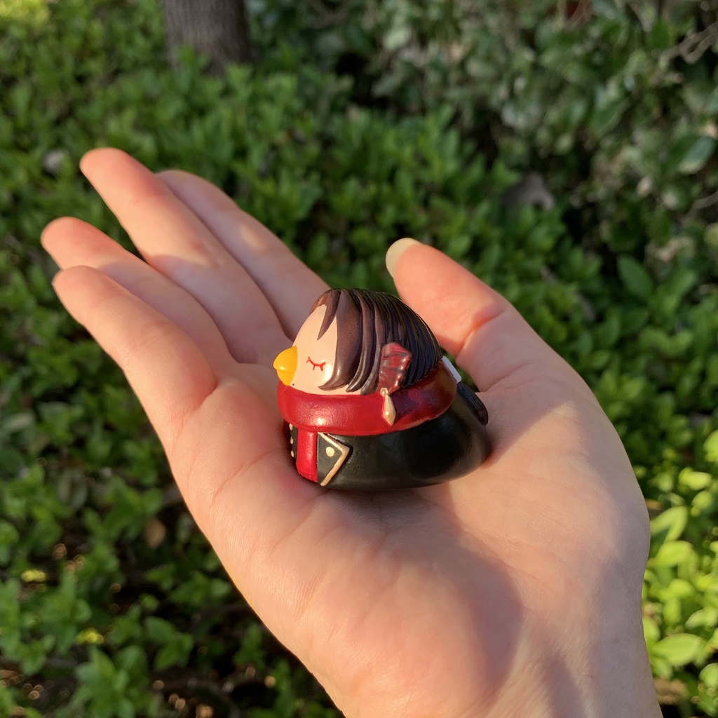 【塗装済完成品】アマビエマスコット 〜加州清光〜