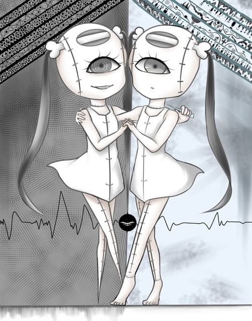 二人で一つ【単眼展】