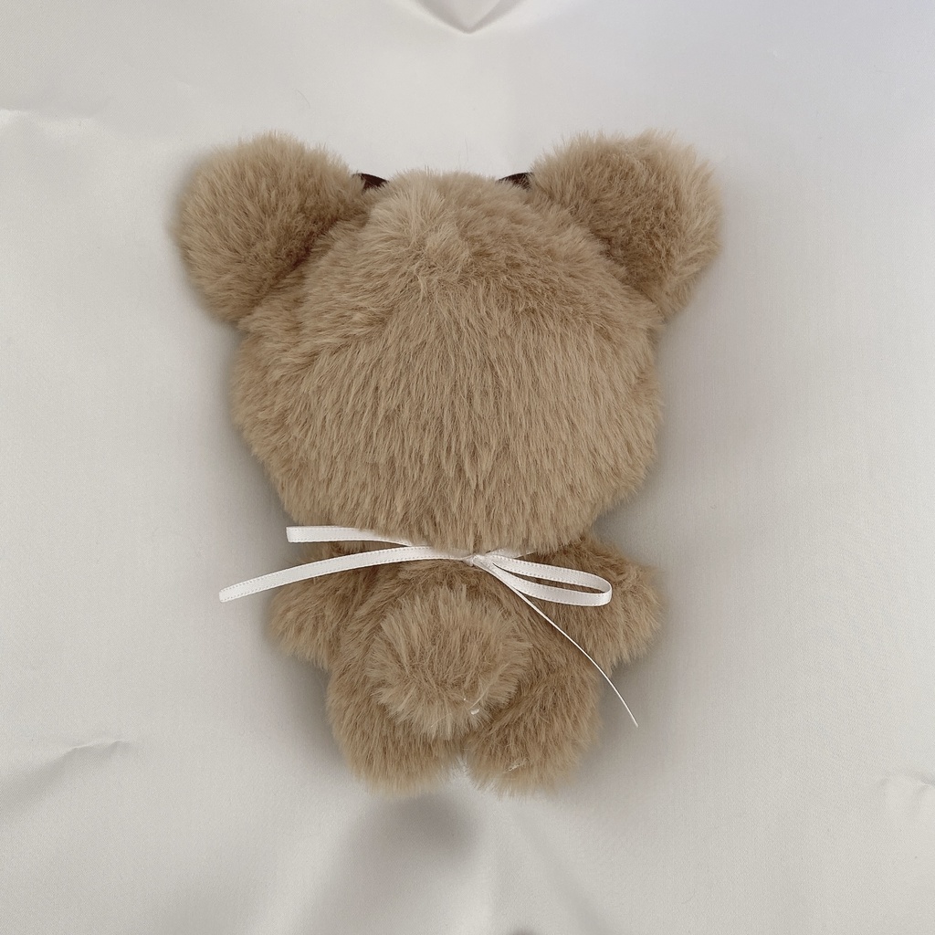 ブラウンチェックくま