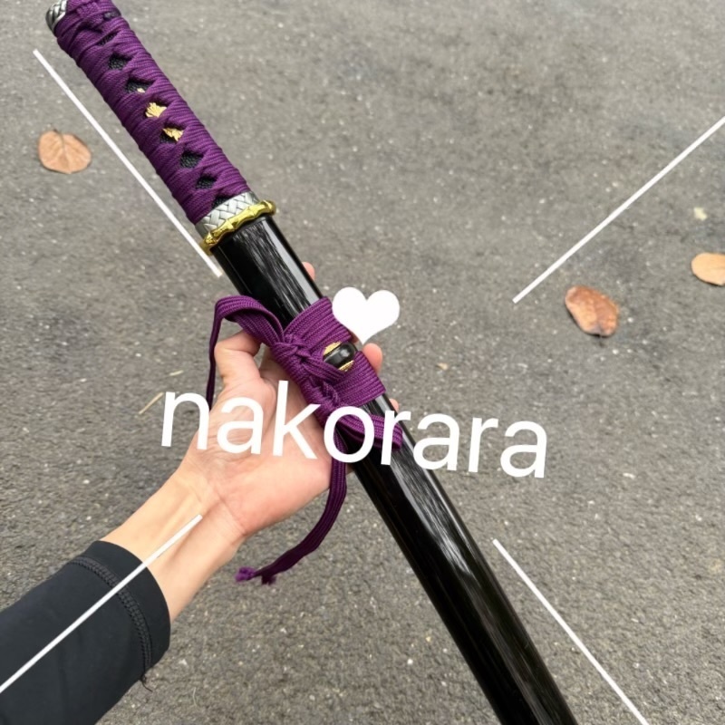 nakorara 刀剣乱舞 刀剣男士 不動行光 38cm 金属鍔　ふどうゆきみつ コスプレ道具 木刃 レプリカ 木刀 撮影道具