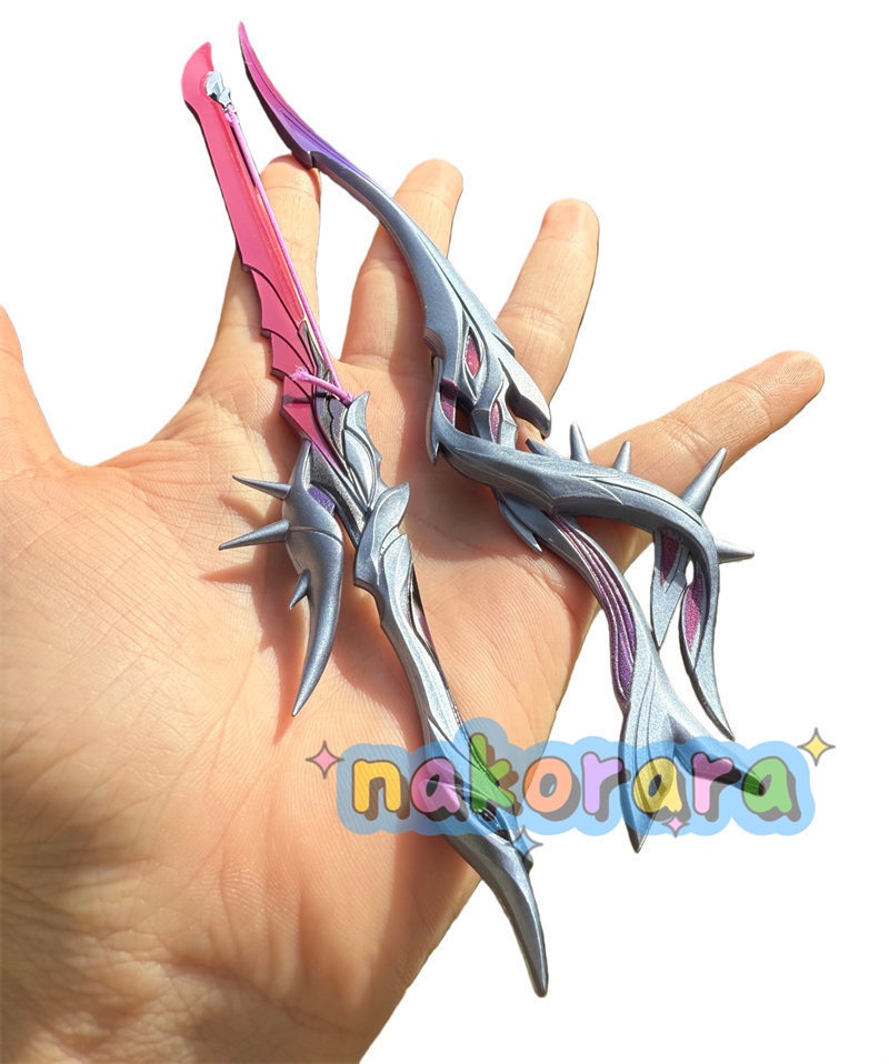 Nakorara 崩壊スターレイル セイレンス コスプレ 琴剣 弓剣 モチーフ武器 22㎝ ダイキャスト製 ミニチュア レプリカ アクセサリー