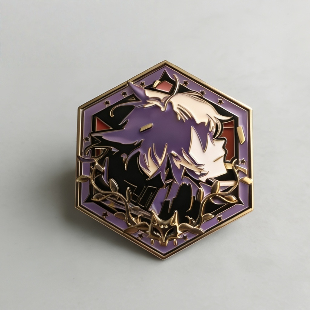 nakorara アークナイツ Lappland 　ラップランド 缶バッジ　5㎝　Arknights 缶バッジ　アークナイツ：エンドフィールド 萌えグッズ　非公式グッズ　装備品　飾り　合金製　