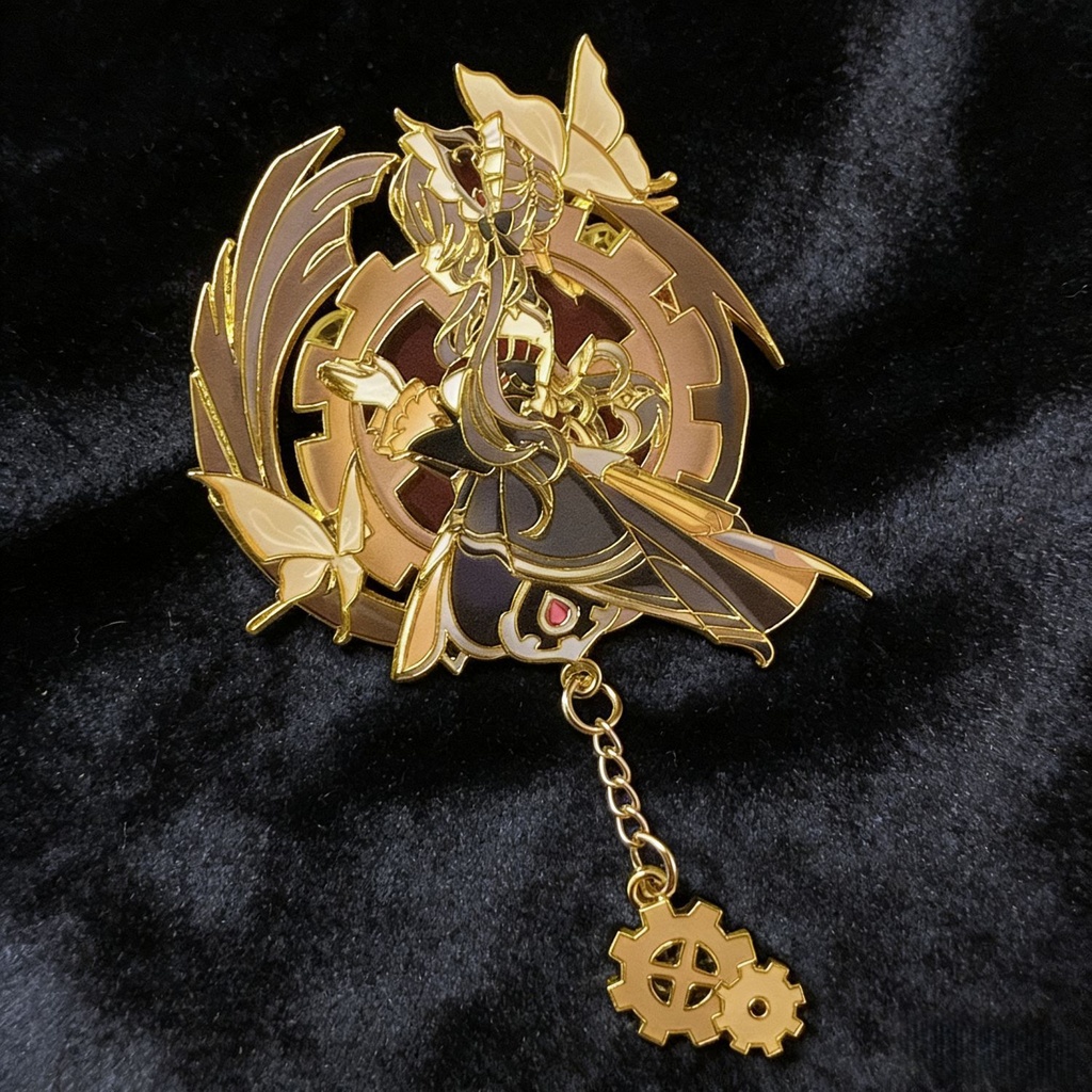 原神　サンドローネ　傀儡　萌えグッズ　アクセサリー　合金製　缶バッジ　印象グッズ