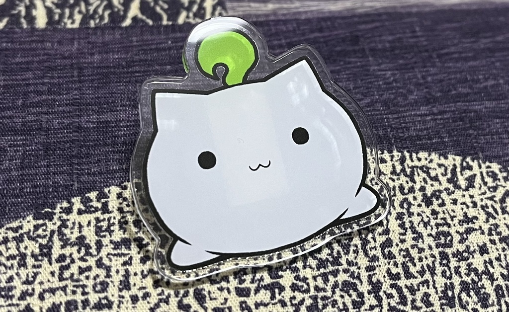 タマチャンのもちりアクリルバッジ