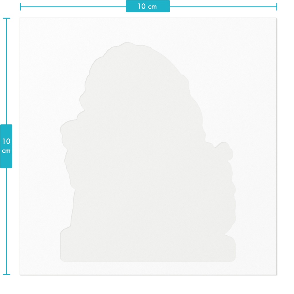 加加阿シュクル2周年記念イラストステッカー(ホワイト)