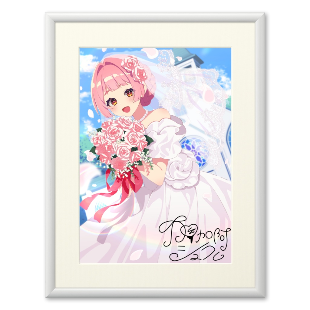加加阿シュクル3周年記念イラスト複製画