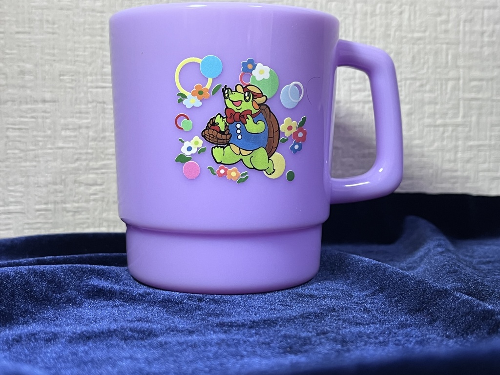 昭和亀　プラスチックマグ　ピクニック