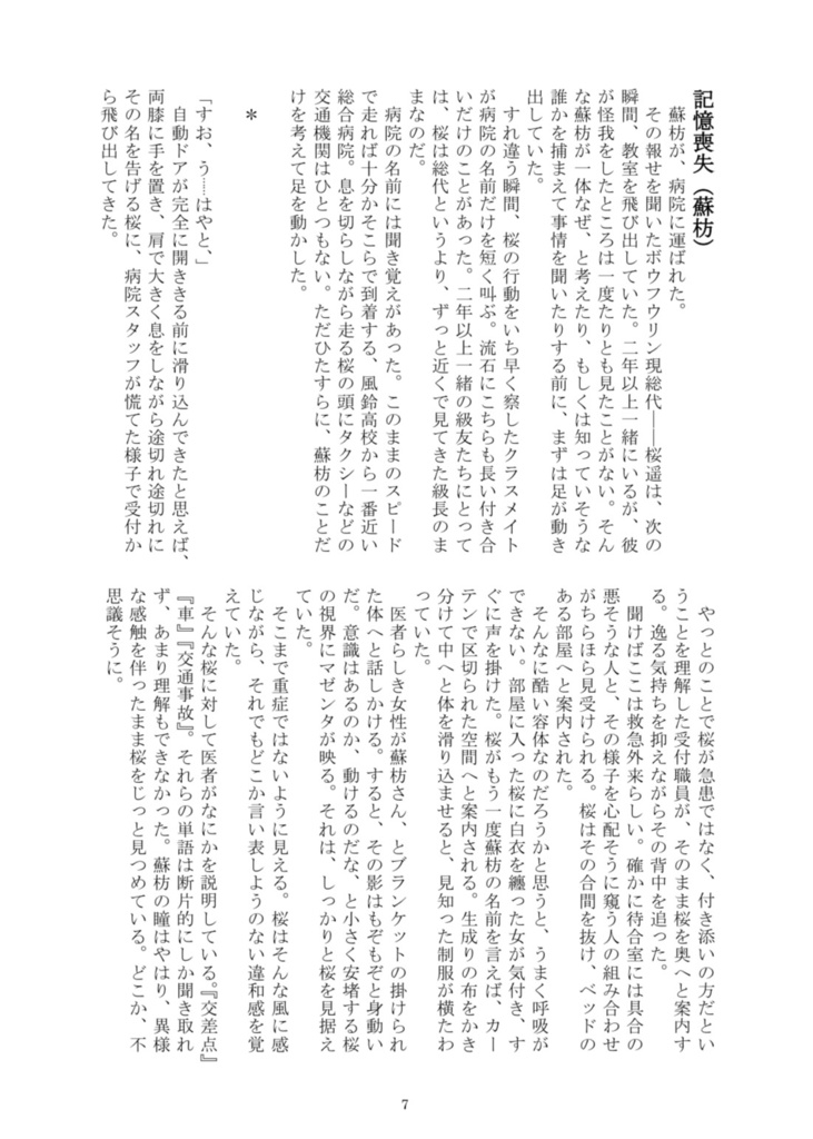 さくすお小説『メゾネット・マンション』