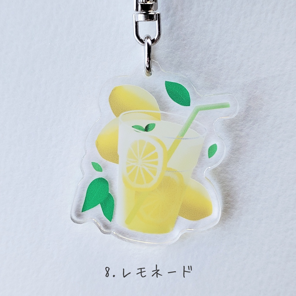 「いつでも喫茶」ドリンクアクリルキーホルダー