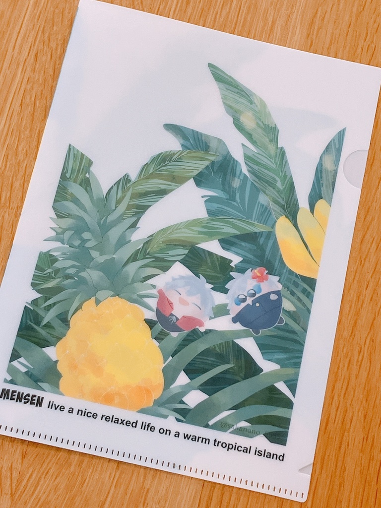 めんせんクリアファイル