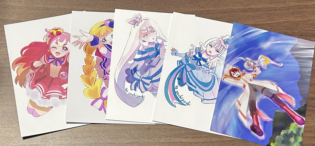 わんぷり　ポスカ5種セット