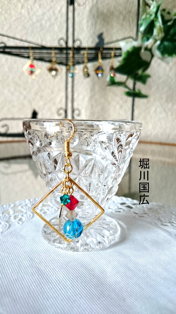 【販売終了】【刀剣乱舞】 しゃらりんイメージピアス・イヤリング【必ず商品紹介文をお読み下さい】