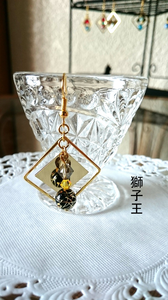 【販売終了】【刀剣乱舞】 しゃらりんイメージピアス・イヤリング【必ず商品紹介文をお読み下さい】