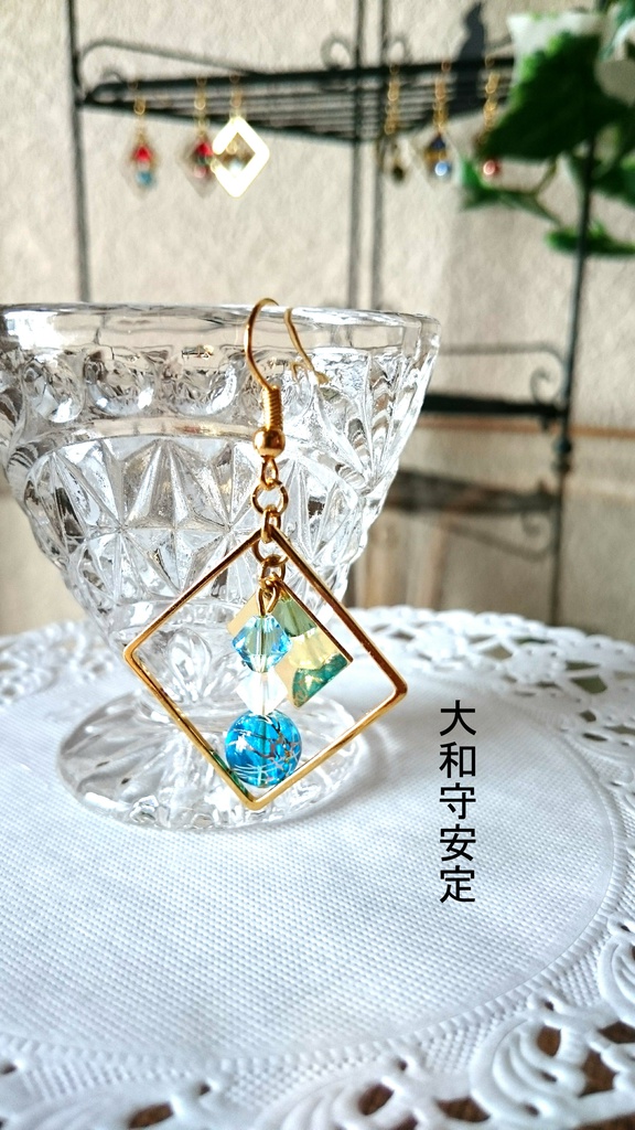 【販売終了】【刀剣乱舞】 しゃらりんイメージピアス・イヤリング【必ず商品紹介文をお読み下さい】