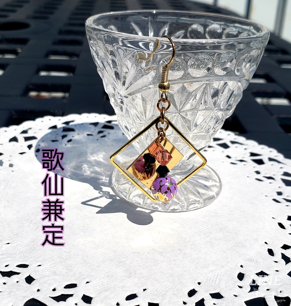 【販売終了】【刀剣乱舞】 しゃらりんイメージピアス・イヤリング【必ず商品紹介文をお読み下さい】