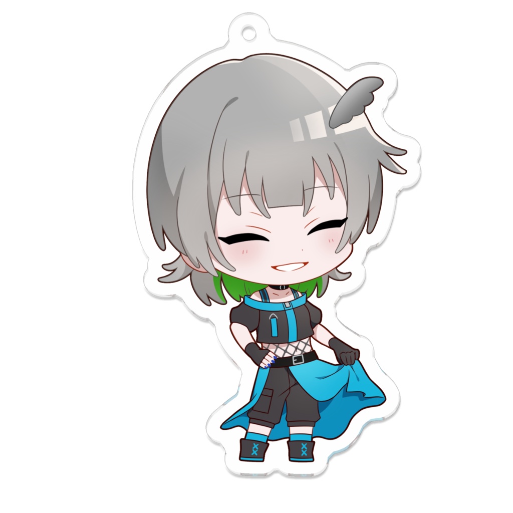 翼のアクリルキーホルダー
