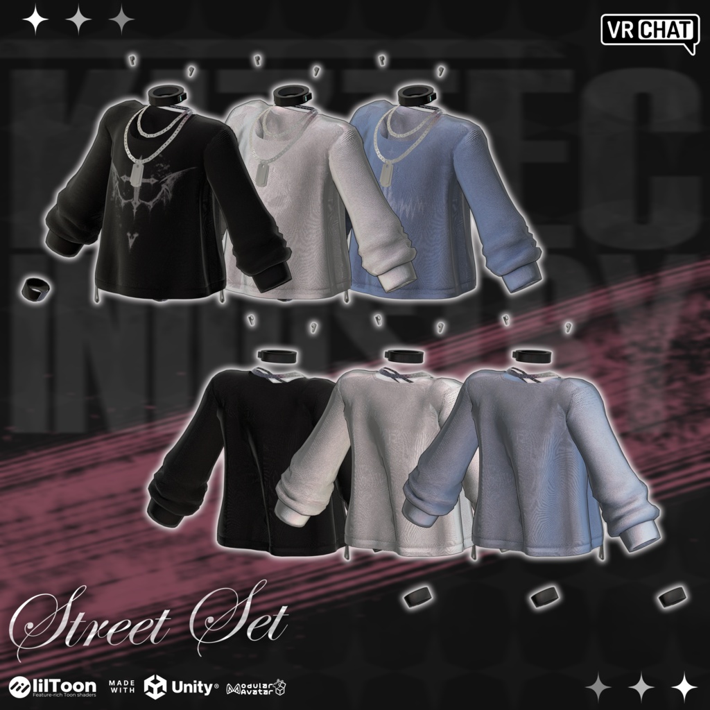 ✟発売記念セール中✟【SASIKIZUアバター5体対応】Street Set