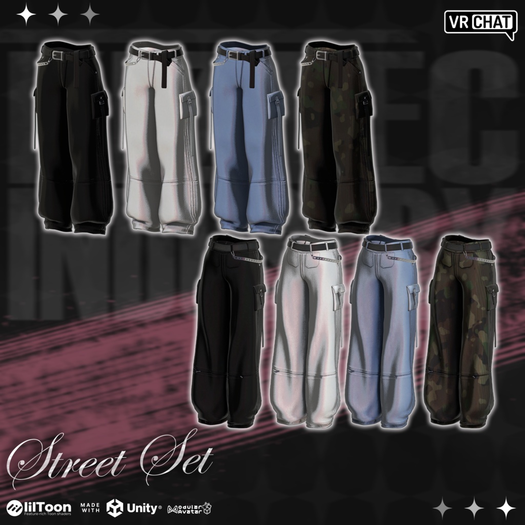 ✟発売記念セール中✟【SASIKIZUアバター5体対応】Street Set
