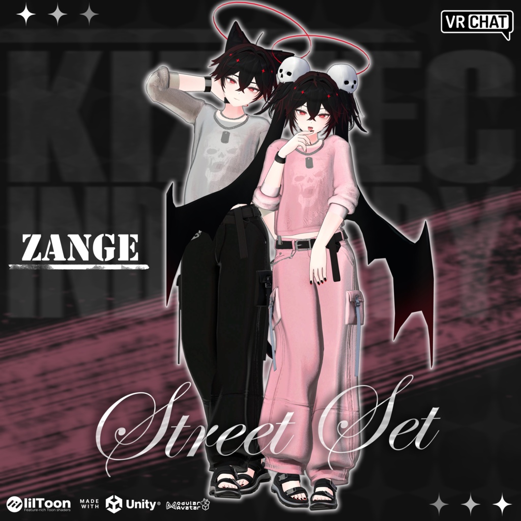 ✟発売記念セール中✟【SASIKIZUアバター5体対応】Street Set