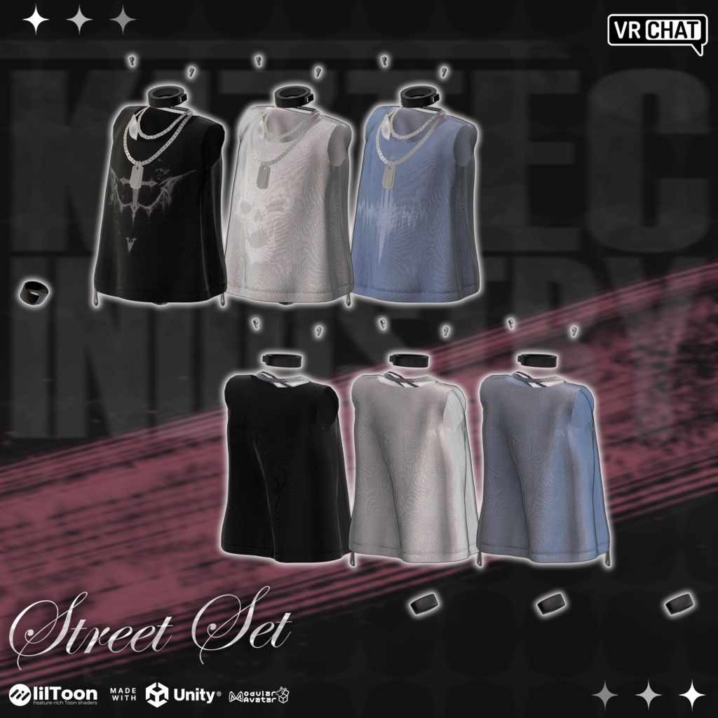 ✟発売記念セール中✟【SASIKIZUアバター5体対応】Street Set