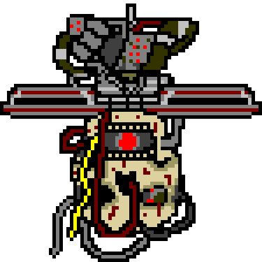 DBD キラー : スカルマーチャントのドローンのドット絵アニメーション