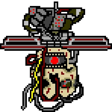 DBD キラー : スカルマーチャントのドローンのドット絵アニメーション
