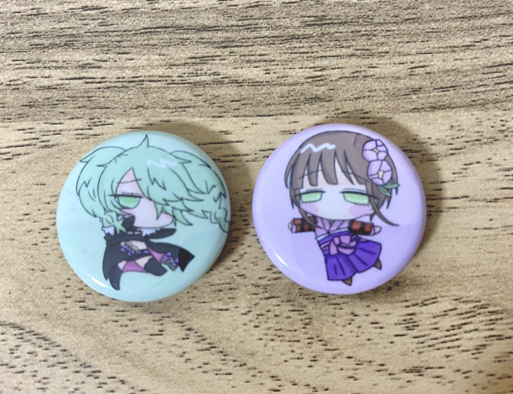 冒険者缶バッジ ポリー＆メイ