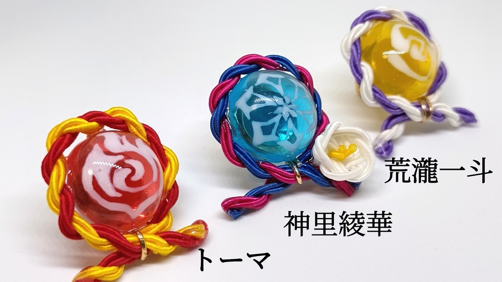 原神元素　イメージピンバッチ