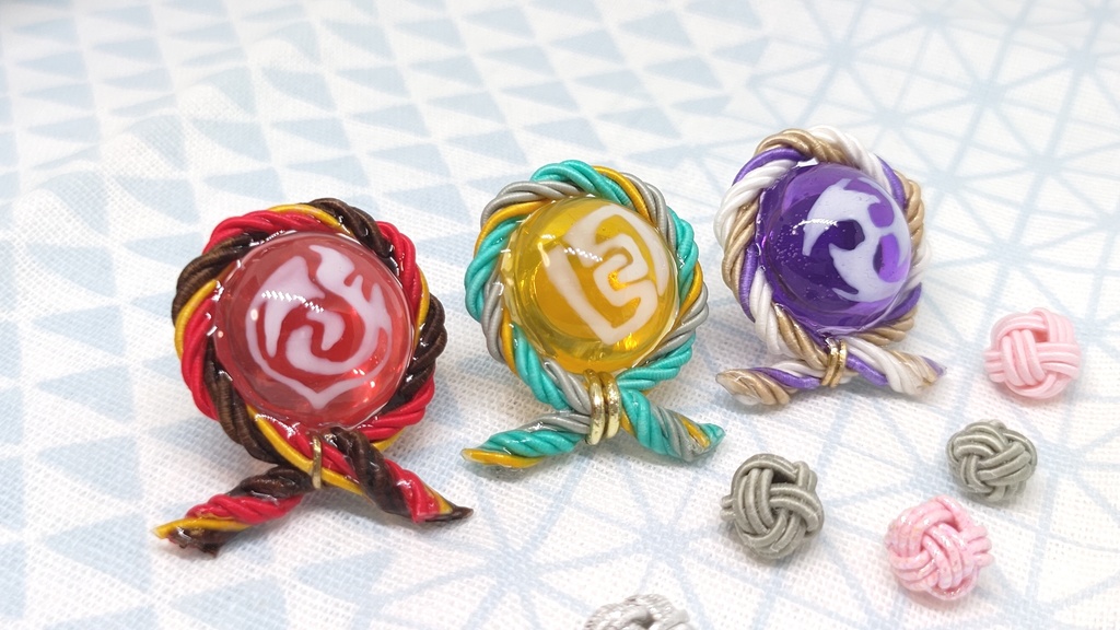 原神元素 イメージピンバッチ