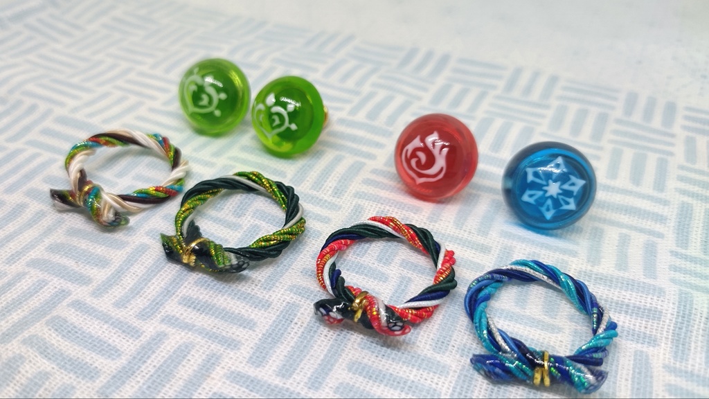 原神イメージピンバッヂ ペアver