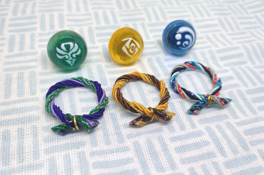 原神イメージピンバッヂ ペアver