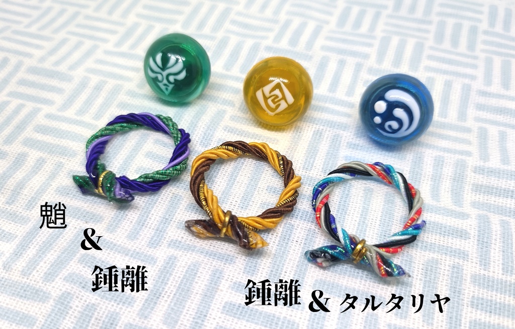 原神イメージピンバッヂ ペアver